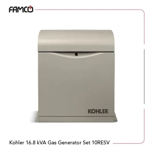 Kohler 16.8 kVA Gas Generator Set 10RESV