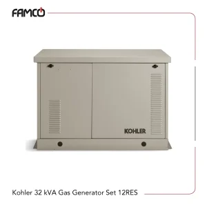 Kohler 32 kVA Gas Generator Set 12RES