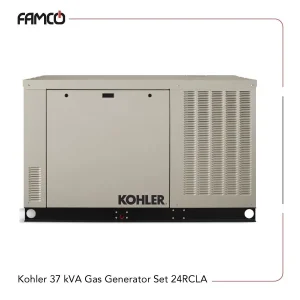 Kohler 37 kVA Gas Generator Set 24RCLA