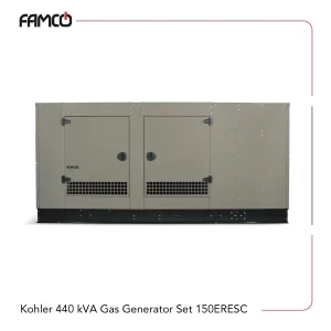 Kohler 440 kVA Gas Generator Set 150ERESC