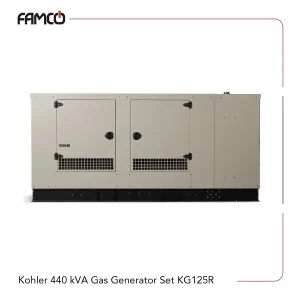 Kohler 440 kVA Gas Generator Set KG125R