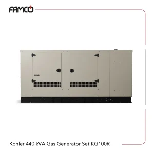 Kohler 440 kVA Gas Generator Set KG100R