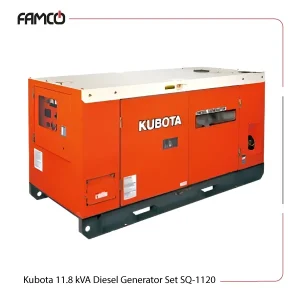 Kubota 11.8 kVA Diesel Generator Set SQ-1120
