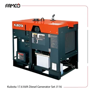 Kubota 17.6 kVA Diesel Generator Set J116