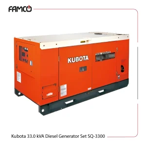 Kubota 33 kVA Diesel Generator Set SQ-3300