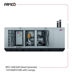 MTU 1000 kVA Diesel Generator Set 12V1600DS1000