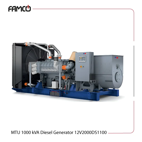 MTU 1000 kVA Diesel Generator Set 12V2000DS1100