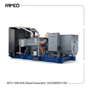 MTU 1000 kVA Diesel Generator Set 16V2000DS1100