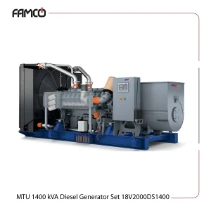 MTU 1400 kVA Diesel Generator Set 18V2000DS1400