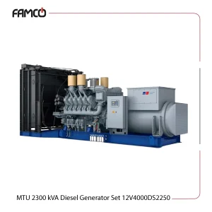 MTU 2300 kVA Diesel Generator Set 12V4000DS2250