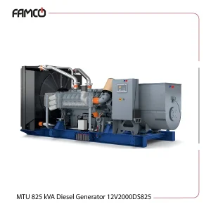 MTU 825 kVA Diesel Generator Set 12V2000DS825