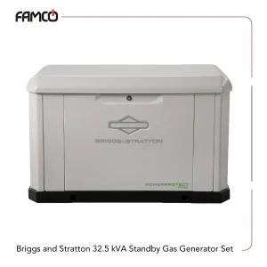 Briggs and Stratton 32.5 kVA Standby Gas Generator Set