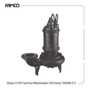 Ebara 15 HP Cast Iron Wastewater Lift Pump 150DML511