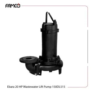 Ebara 20 HP Wastewater Lift Pump 150DL515