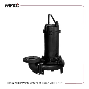 Ebara 20 HP Wastewater Lift Pump 200DL515