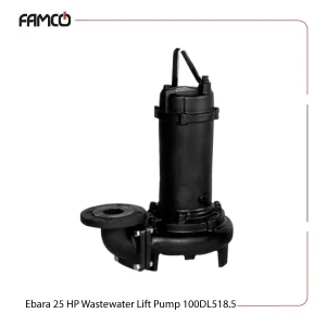 Ebara 25 HP Wastewater Lift Pump 100DL518.5