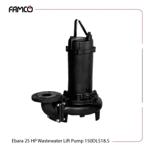 Ebara 25 HP Wastewater Lift Pump 150DL518.5
