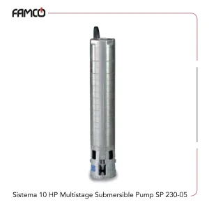Sistema 10 HP Multistage Submersible Pump SP 230-05