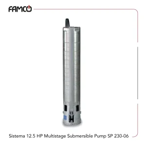 Sistema 12.5 HP Multistage Submersible Pump SP 230-06