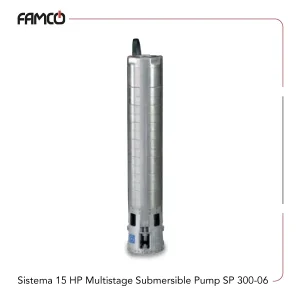 Sistema 15 HP Multistage Submersible Pump SP 300-06