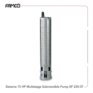 Sistema 15 HP Multistage Submersible Pump SP 230-07