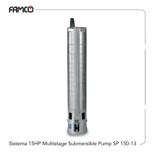 Sistema 15 HP Multistage Submersible Pump SP 150-13