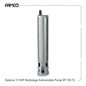 Sistema 17.5 HP Multistage Submersible Water Pump SP 150-15