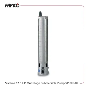 Sistema 17.5 HP Multistage Submersible Pump SP 300-07