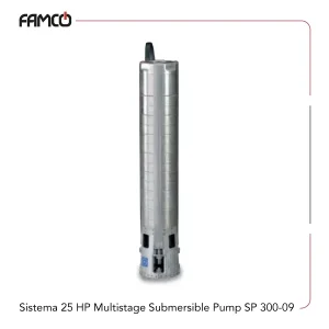 Sistema 25 HP Multistage Submersible Pump SP 300-09