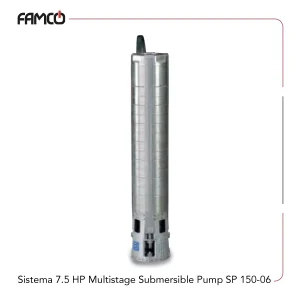 Sistema 7.5 HP Multistage Submersible Pump SP 150-06