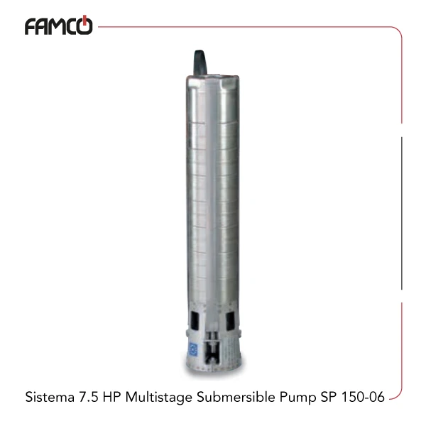 Sistema 7.5 HP Multistage Submersible Pump SP 150-06