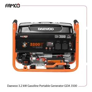 Daewoo 3.2 kW Gasoline Portable Generator GDA 3500