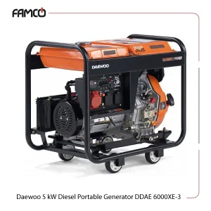 Daewoo 5 kW Diesel Portable Generator DDAE 6000XE-3