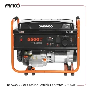 Daewoo 5.5 kW Gasoline Portable Generator GDA 6500