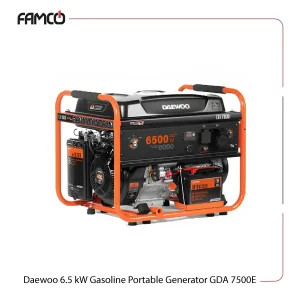 Daewoo 6.5 kW Gasoline Portable Generator GDA 7500E