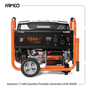 Daewoo 7.5 kW Gasoline Portable Generator GDA 8500E