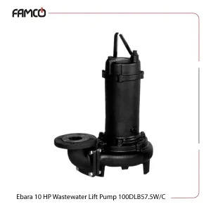 Ebara 10 HP Wastewater Lift Pump 100DLB57.5W/C