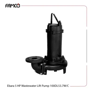 Ebara 5 HP Wastewater Lift Pump 100DL53.7W/C