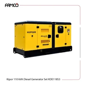 Kipor 110 kVA Diesel Generator Set KDE118S3