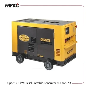 Kipor 12.8 kW Diesel Portable Generator KDE16STA3