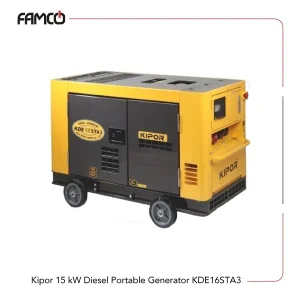Kipor 15 kW Diesel Portable Generator KDE16STA3
