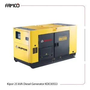 Kipor 24 kVA Diesel Generator Set KDE30SS3