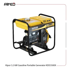 Kipor 3.2 kW Gasoline Portable Generator KDE3500X