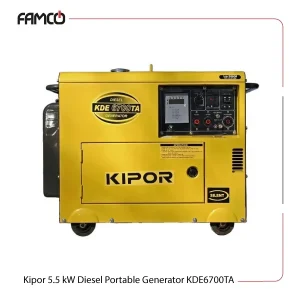 Kipor 5.5 kW Diesel Portable Generator KDE6700TA