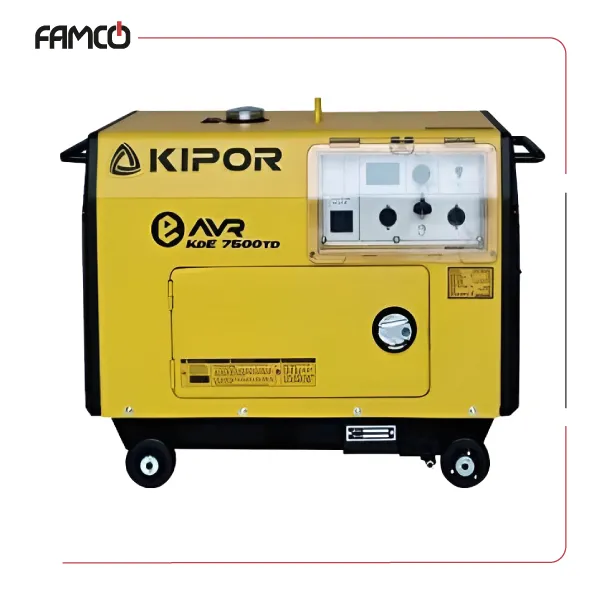 Kipor 6 kW Diesel Portable Generator KDE7500TD Front