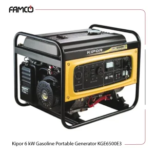 Kipor 6 kW Gasoline Portable Generator KGE6500E3