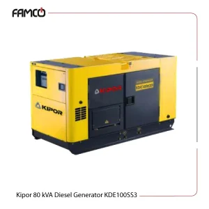 Kipor 80 kVA Diesel Generator Set KDE100SS3