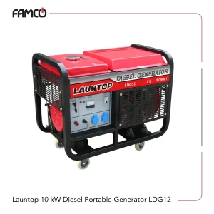 Launtop 10 kW Two-Cylinder Diesel Portable Generator LDG12