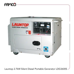Launtop 2.7 kW Silent Diesel Portable Generator LDG3600S