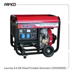 Launtop 4.6 kW Diesel Portable Generator LDG5000K(E)